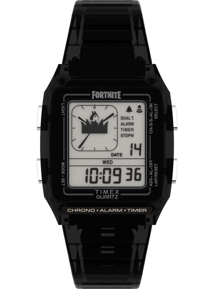 Q Timex LCA x Fortnite® 35mm Resin Strap Watch On Sale