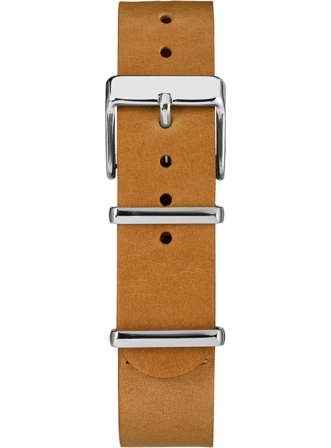 Timex 18mm Leather Slip-Thru Double Layer Strap For Sale