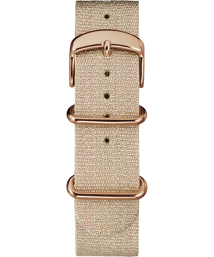 Timex 20mm Metallic Woven Fabric Slip-Thru Strap New Arrival