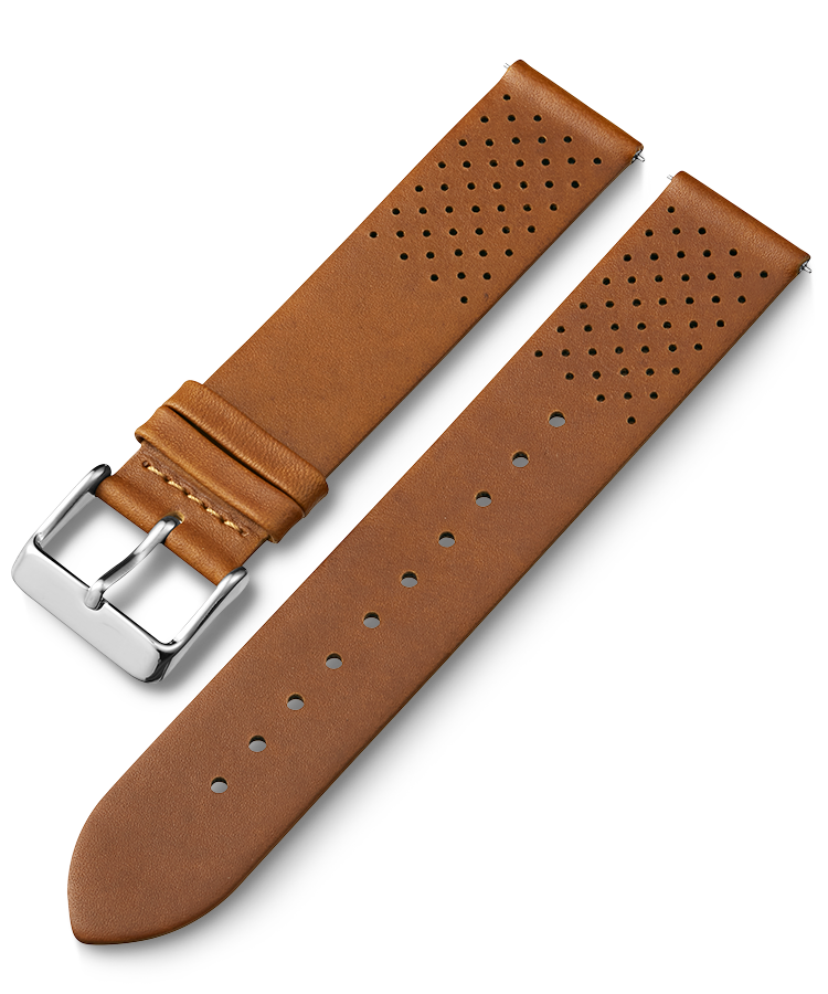 Timex 20mm Quick Release Matte Leather Strap For Sale