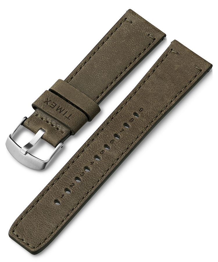 Timex 22mm Quick Release Leather Strap Best Buy