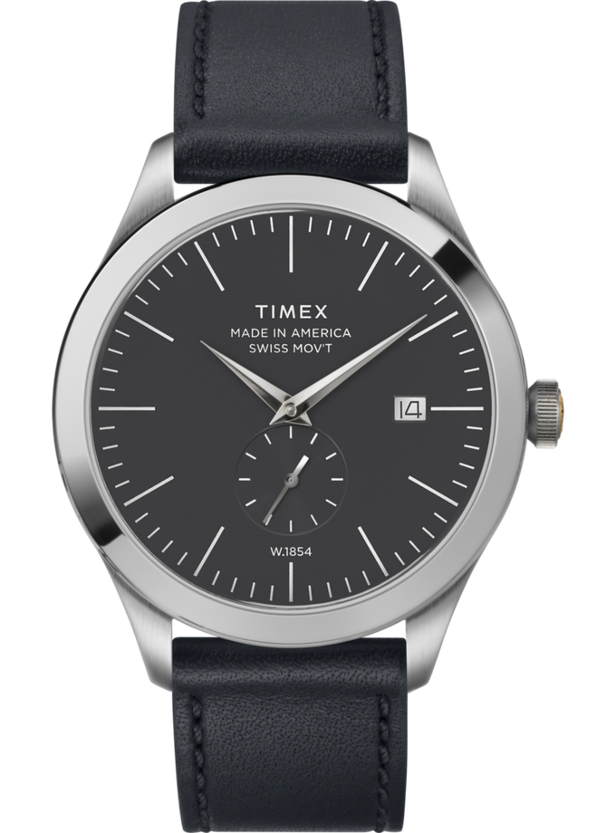 Timex American Documents® 41mm Leather Strap Watch For Sale