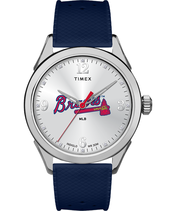 Timex Athena Navy Atlanta Braves Best Seller