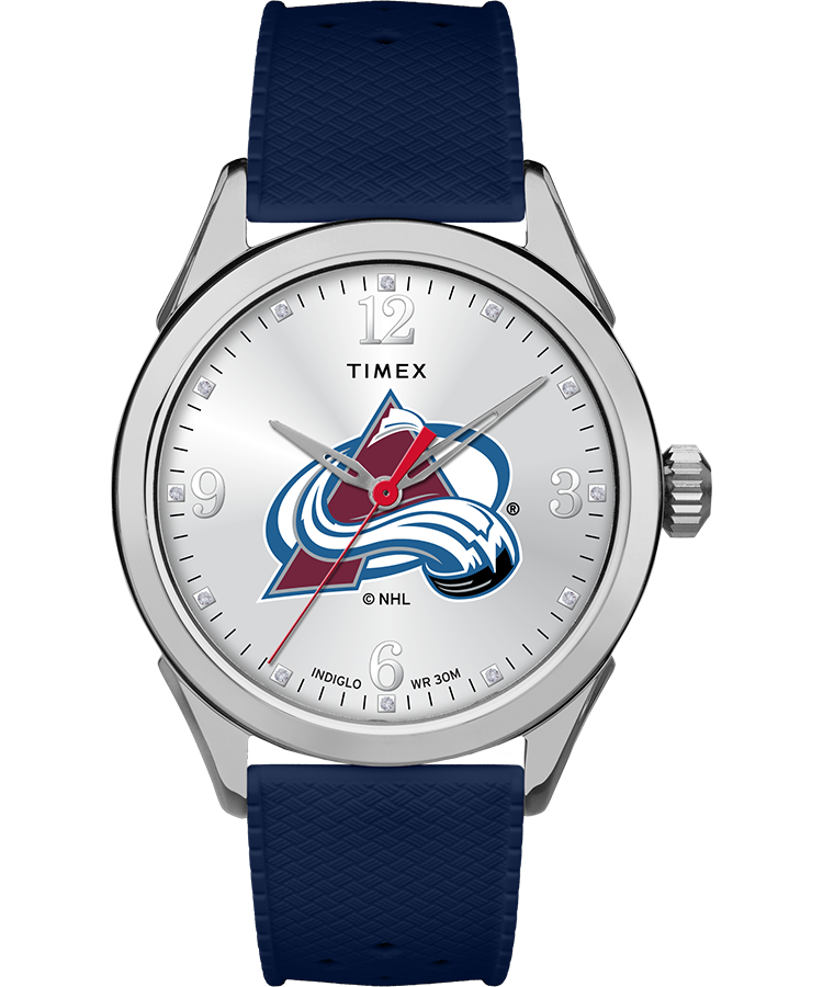 Timex Athena Navy Colorado Avalanche Same Day Delivery