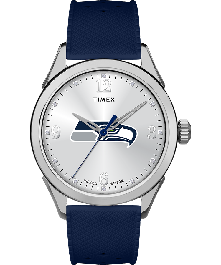 Timex Athena Navy Seattle Seahawks Same Day Delivery