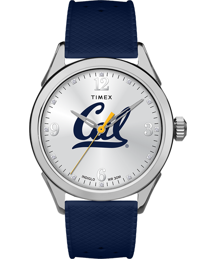 Timex Athena Navy U Cal Berkeley Golden Bears Free shipping