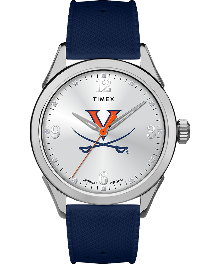 Timex Athena Navy Virginia Cavaliers Same Day Delivery