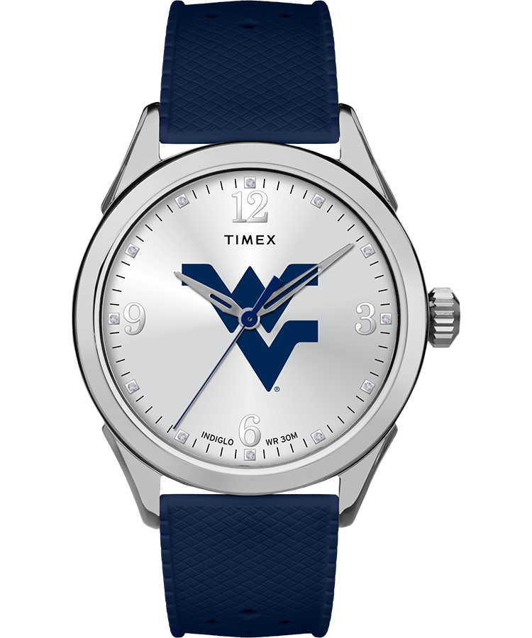 Timex Athena Navy West Virginia Mountaineers High Quality