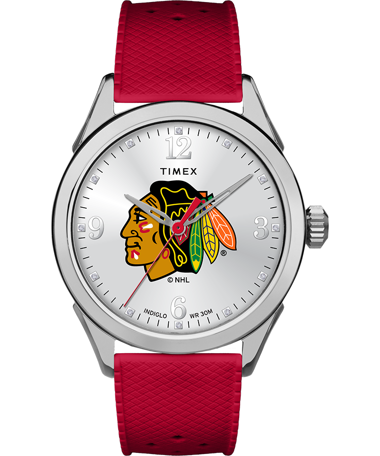 Timex Athena Red Chicago Blackhawks Best Buy