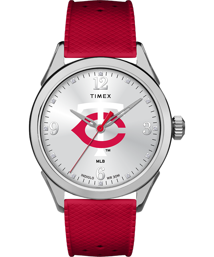 Timex Athena Red Minnesota Twins Same Day Delivery