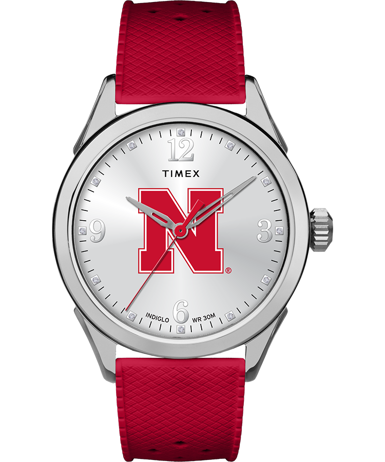 Timex Athena Red Nebraska Cornhuskers Free shipping