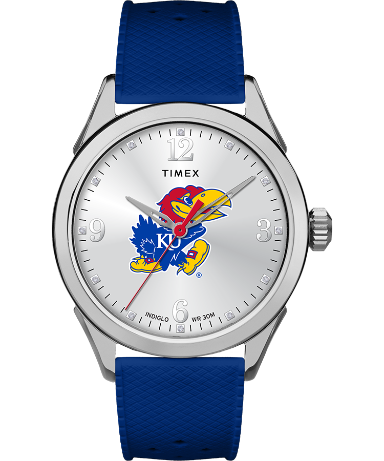 Timex Athena Royal Blue Kansas Jayhawks Best Buy