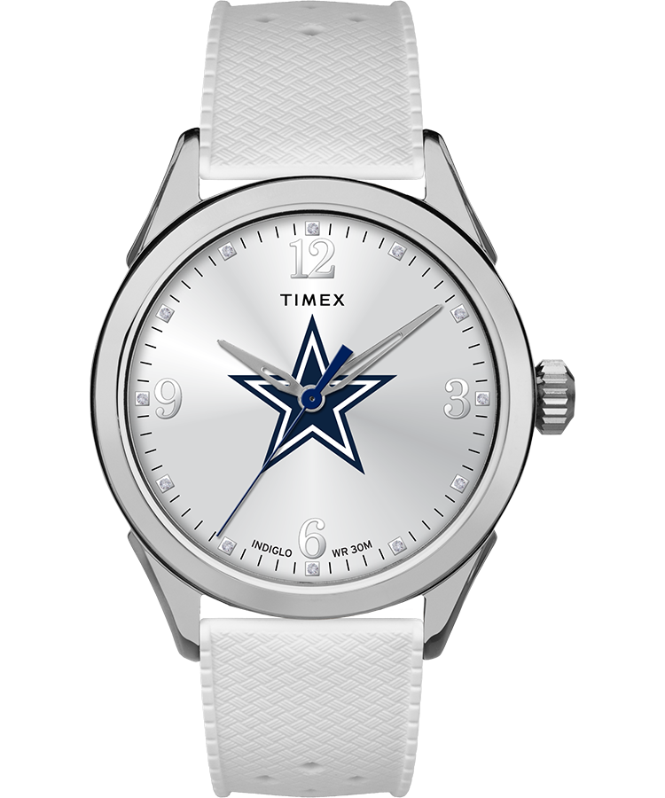 Timex Athena White Dallas Cowboys Free shipping