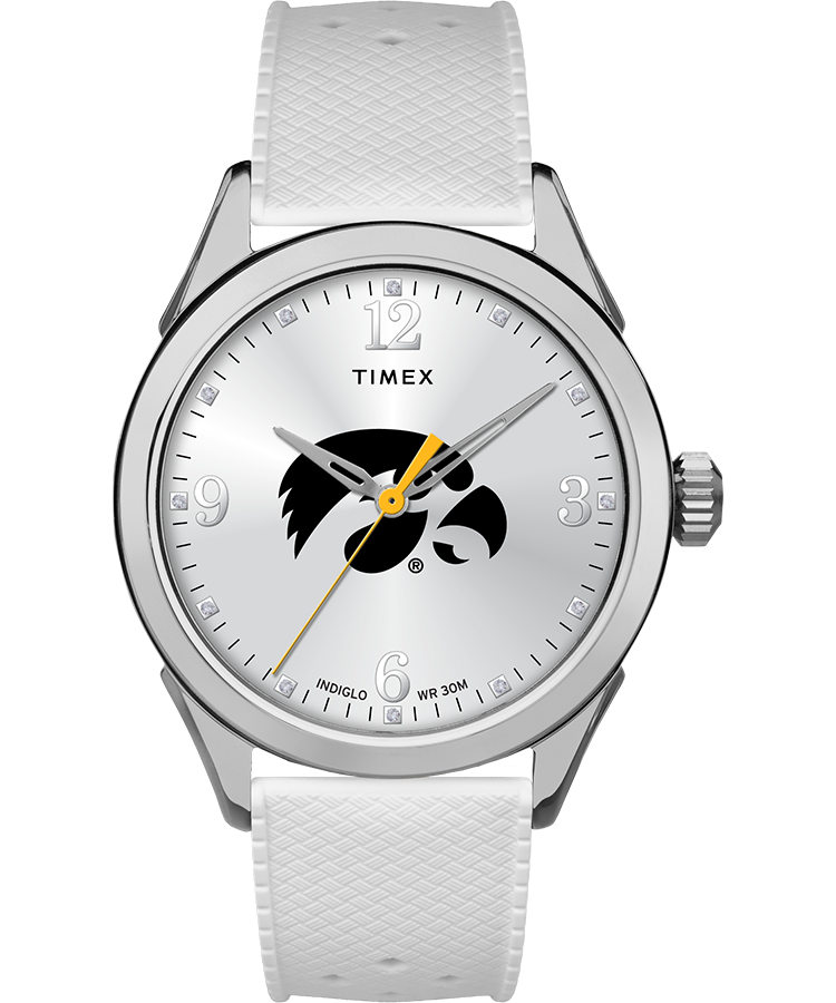 Timex Athena White Iowa Hawkeyes Same Day Delivery