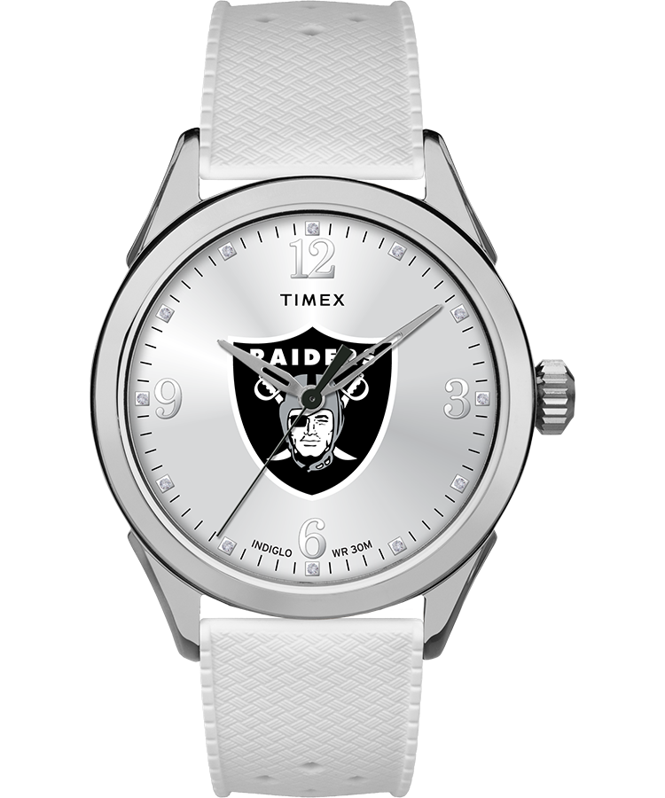 Timex Athena White Las Vegas Raiders Best Buy