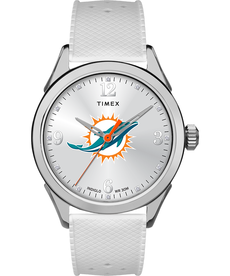 Timex Athena White Miami Dolphins Best Buy