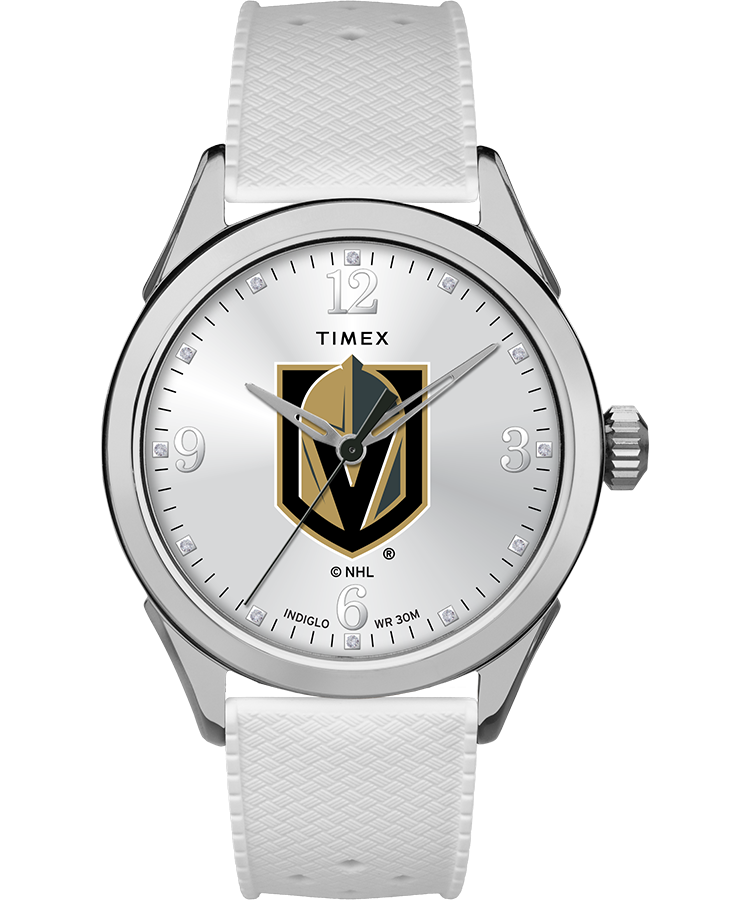 Timex Athena White Vegas Golden Knights Same Day Delivery