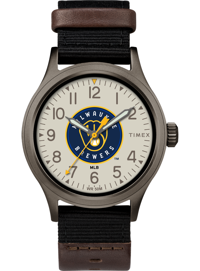 Timex Clutch Milwaukee Brewers Free shipping