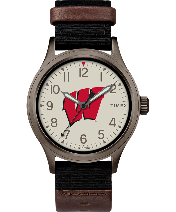 Timex Clutch Wisconsin Badgers Free shipping