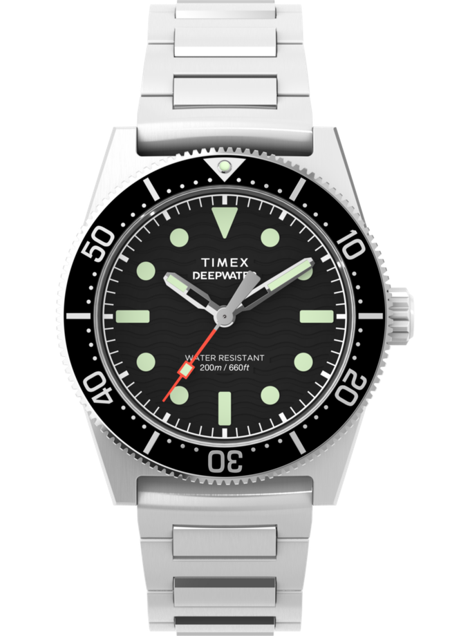 Timex Deepwater Reef 200 41mm Stainless Steel Bracelet Watch Same Day Delivery