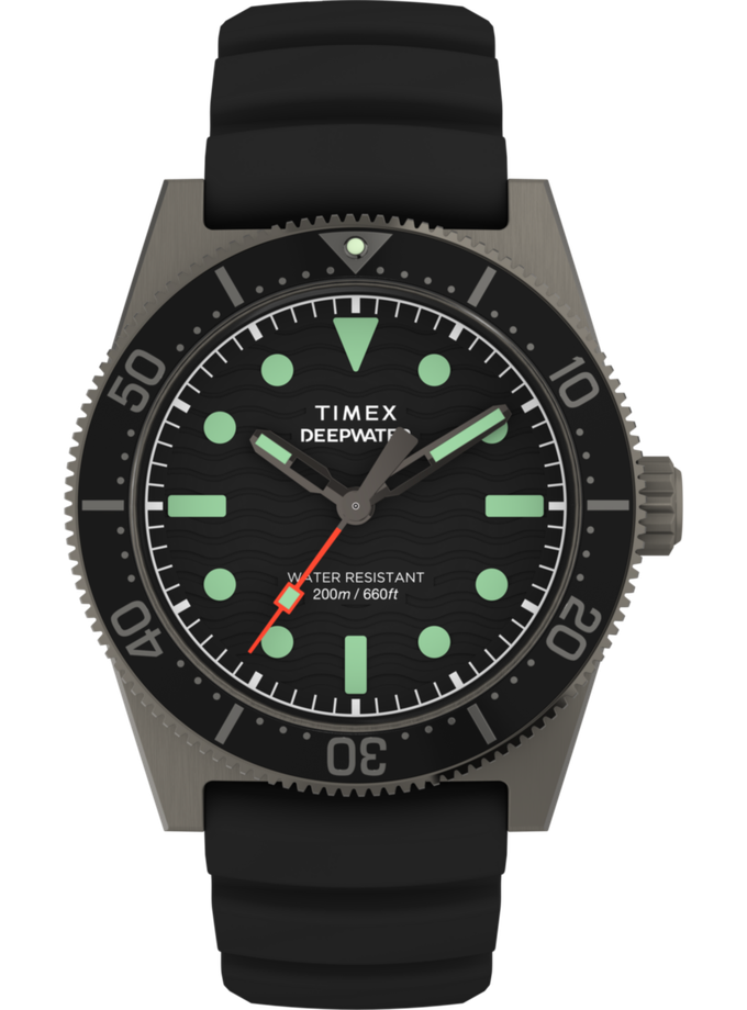 Timex Deepwater Reef 200 41mm Synthetic Rubber Strap Watch    Best Seller