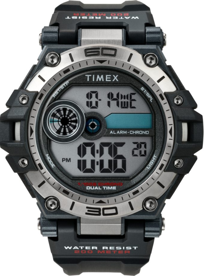 Timex Digital 33mm Resin Strap Watch High Quality