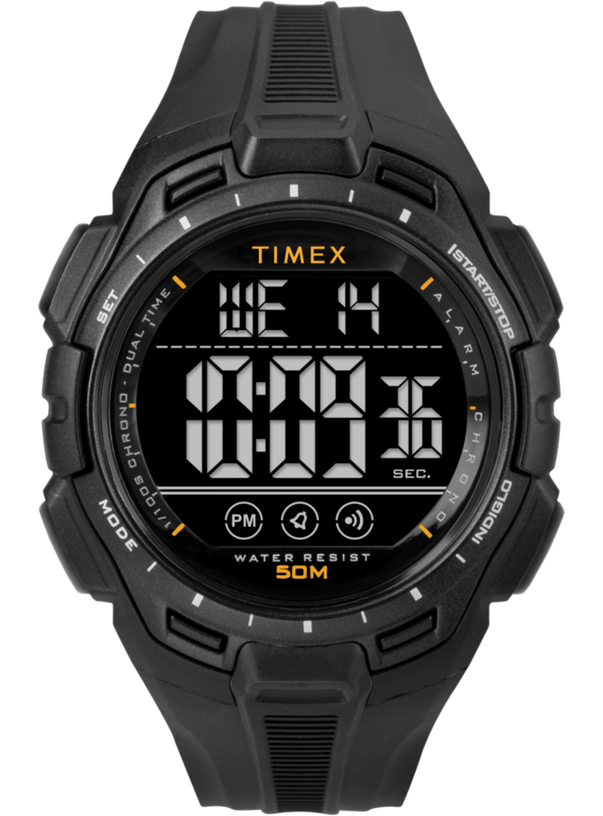 Timex Digital 43mm Resin Strap Watch Best Seller