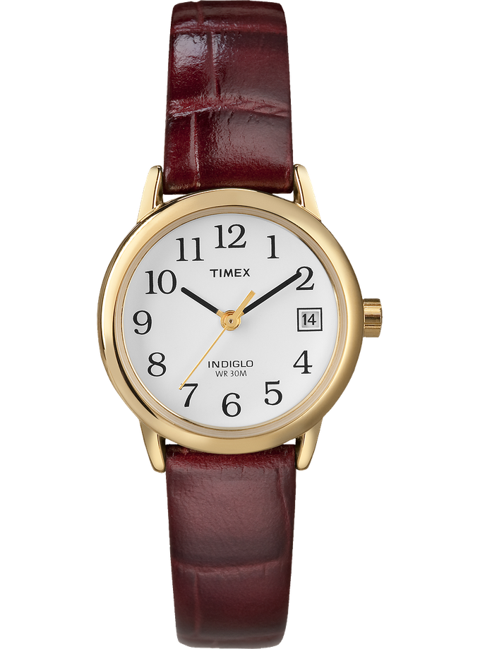 Timex Easy Reader 25mm Leather Strap Watch On Sale