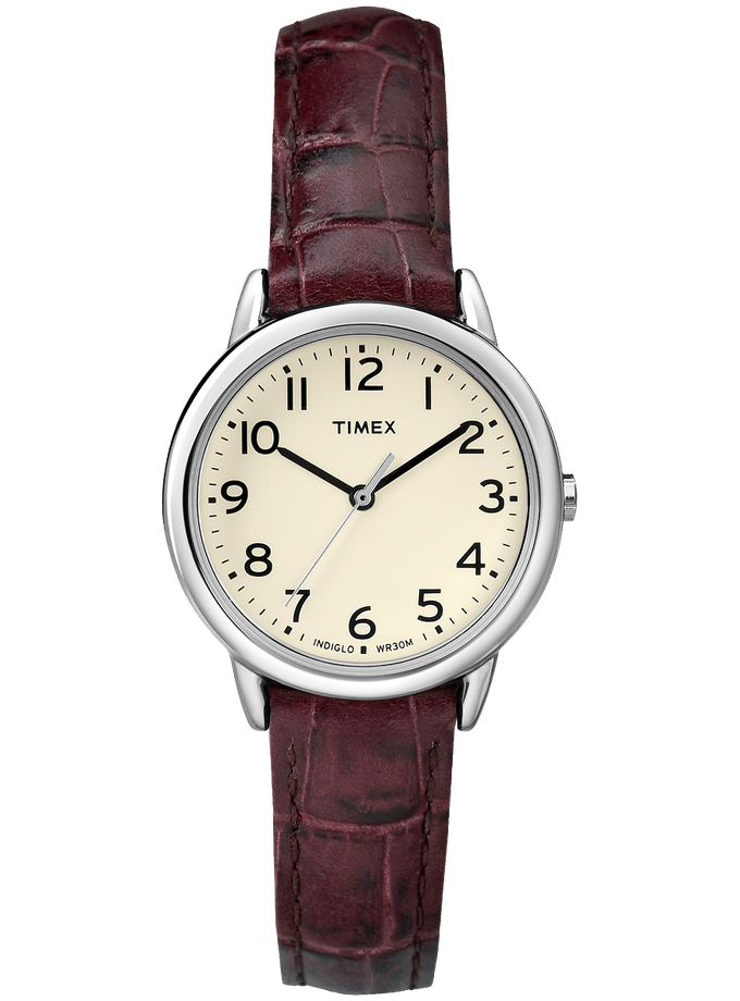 Timex Easy Reader 30mm Leather Strap Watch Same Day Delivery