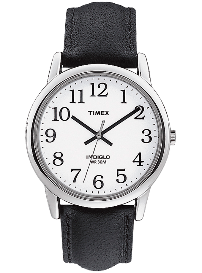 Timex Easy Reader 35mm Leather Strap Watch Same Day Delivery