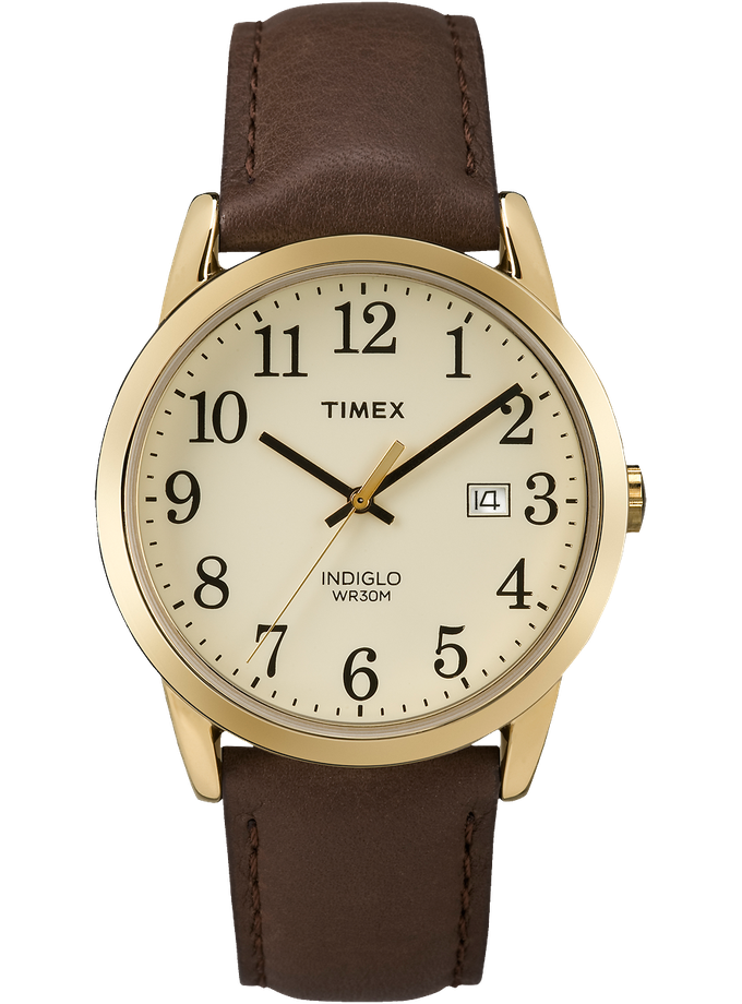 Timex Easy Reader 38mm Leather Strap Watch High Quality