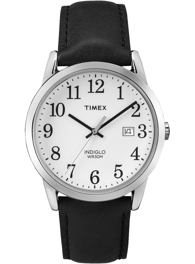 Timex Easy Reader 38mm Leather Strap Watch On Sale