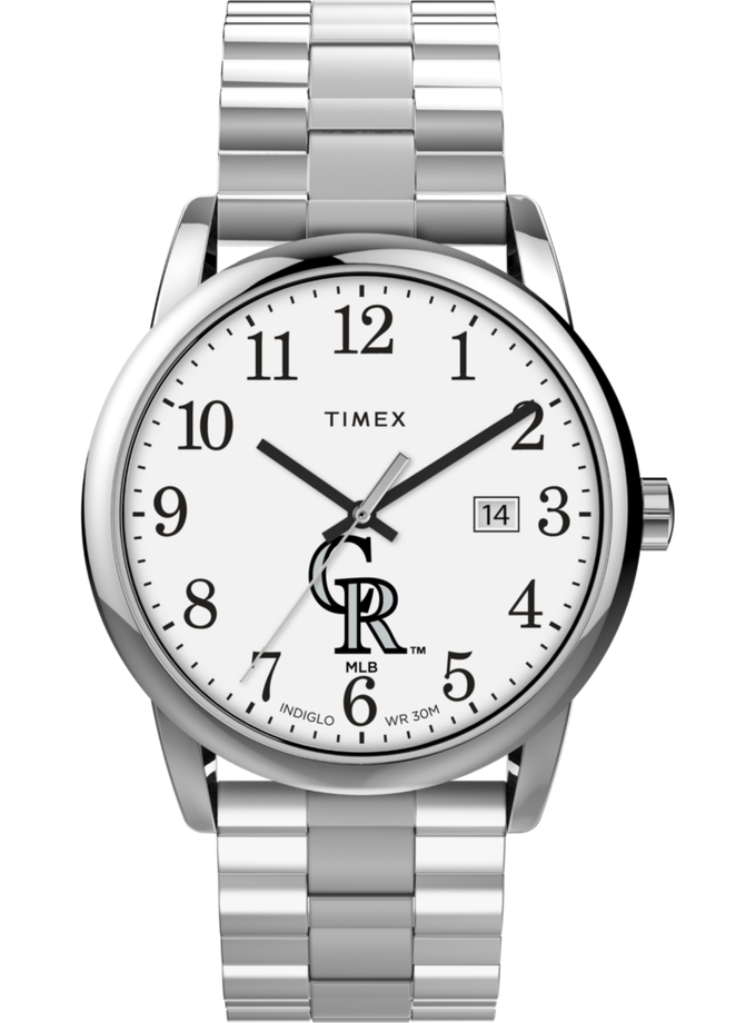 Timex Easy Reader Bracelet Colorado Rockies Best Buy