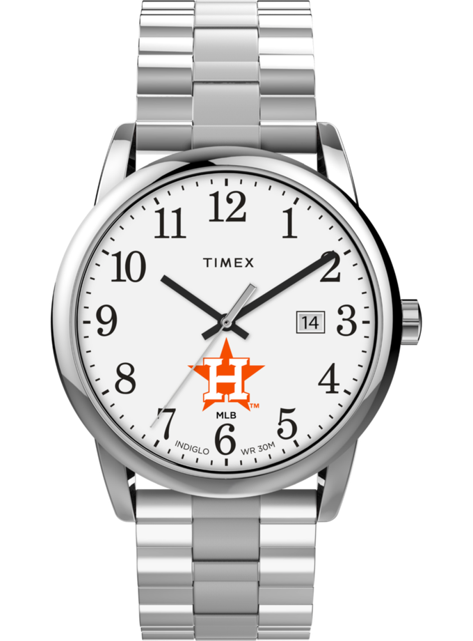 Timex Easy Reader Bracelet Houston Astros Same Day Delivery