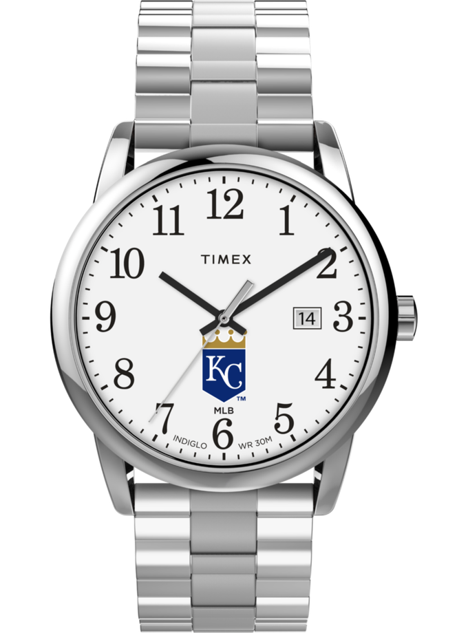 Timex Easy Reader Bracelet Kansas City Royals Free shipping