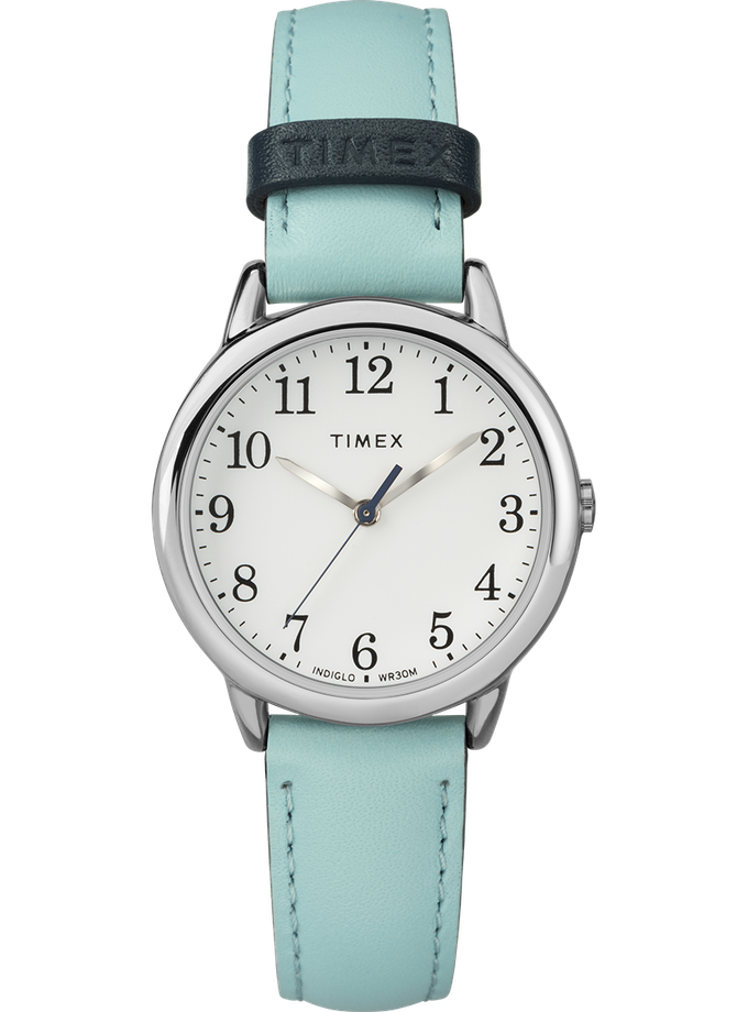 Timex Easy Reader Color Pop 30mm Leather Strap Watch New Arrival