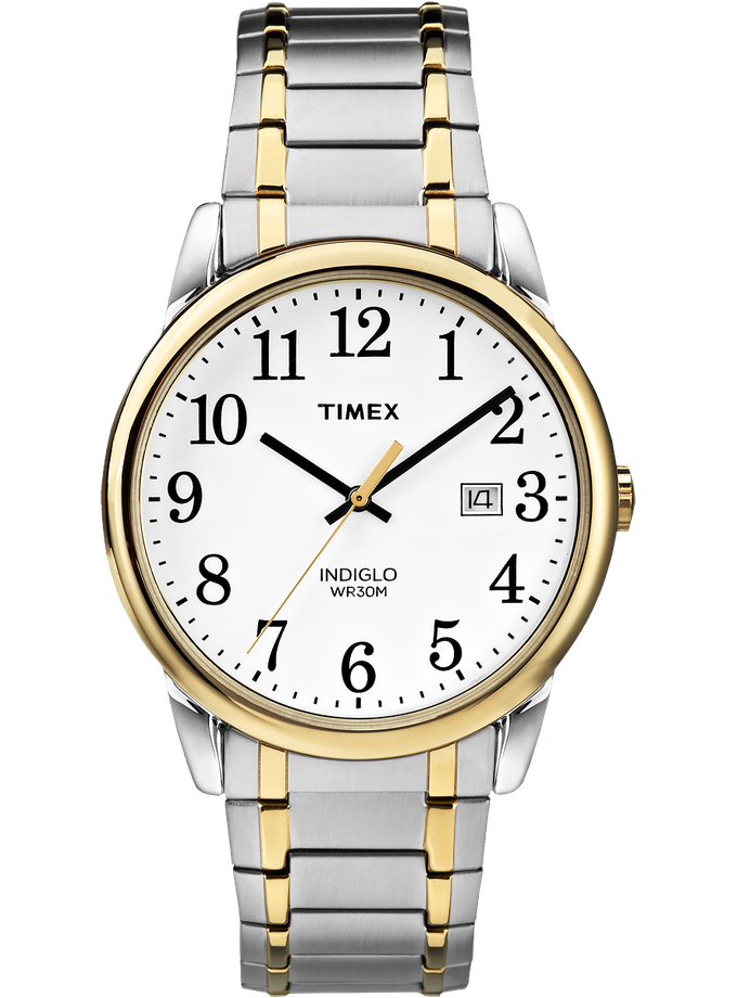 Timex Easy Reader Date 38mm Expansion Band Watch Best Buy