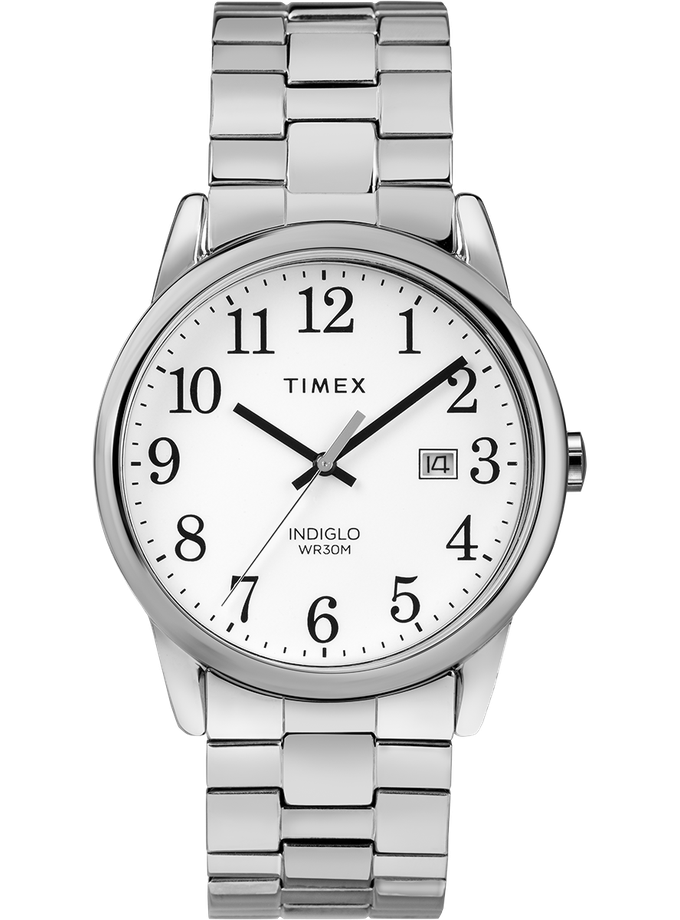 Timex Easy Reader Date 38mm Expansion Band Watch High Quality