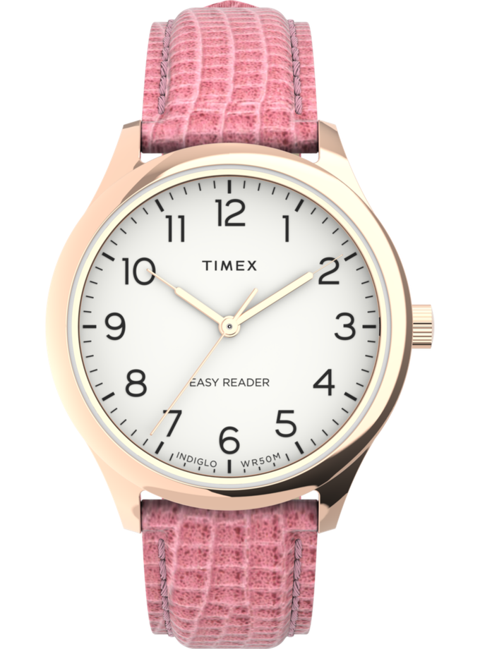 Timex Easy Reader® Gen1 32mm Leather Strap Watch Free shipping