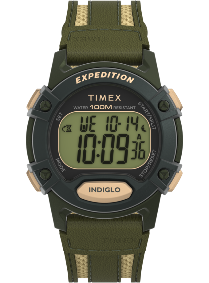 Timex Expedition CAT5 40mm Leather and Fabric Strap Watch Best Buy