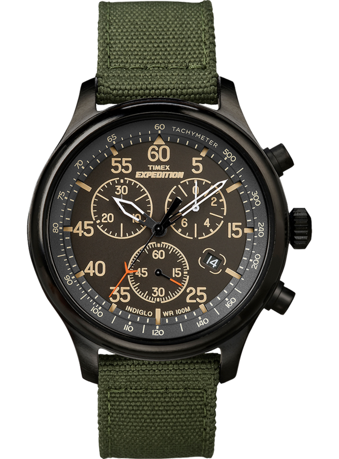 Timex Expedition Field Chronograph 43mm Fabric Strap Watch On Sale