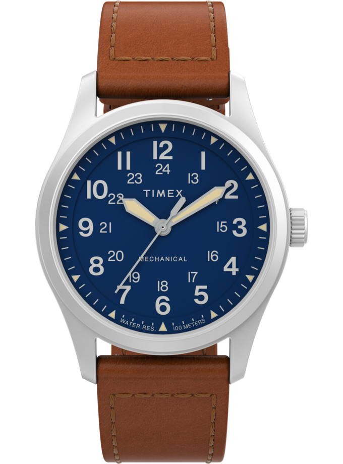 Timex Expedition Field Post Mechanical 38mm Eco-Friendly Leather Strap Watch Best Seller