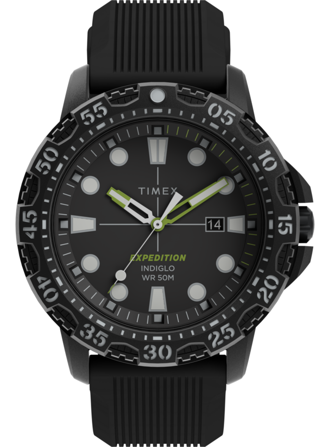 Timex Expedition Gallatin 45mm Silicone Strap Watch On Sale