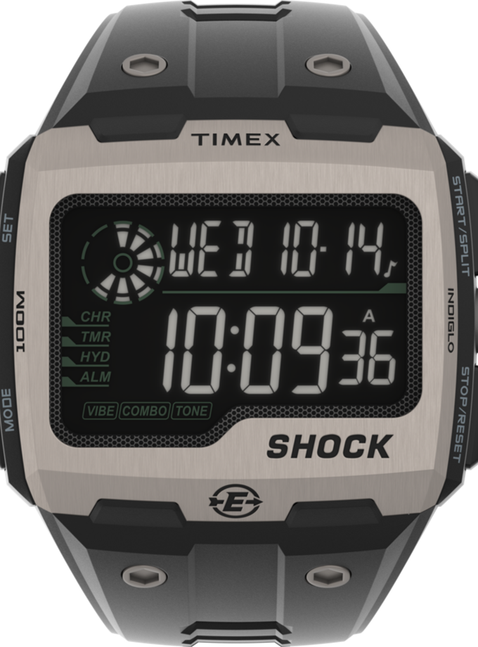 Timex Expedition® Grid Shock 50mm Resin Strap Watch On Sale