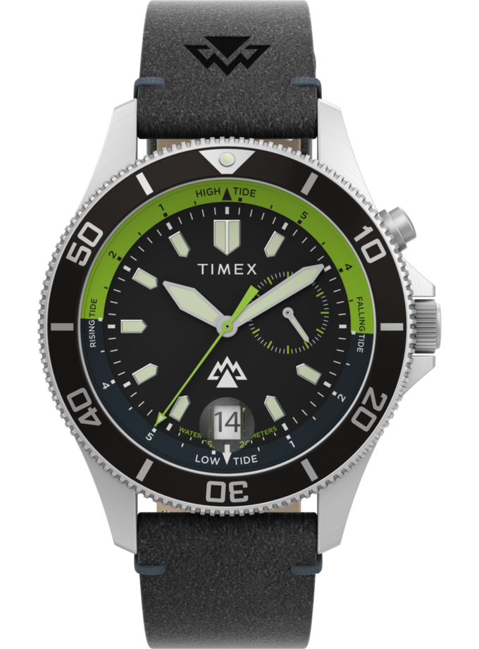 Timex Expedition Slack Tide 41mm Waxed Leather Strap Watch Best Price