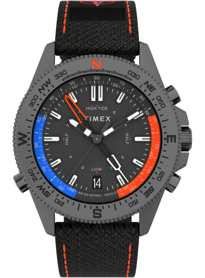 Timex Expedition Tide-Temp-Compass 43mm Eco-Friendly Fabric Strap Watch New Arrival