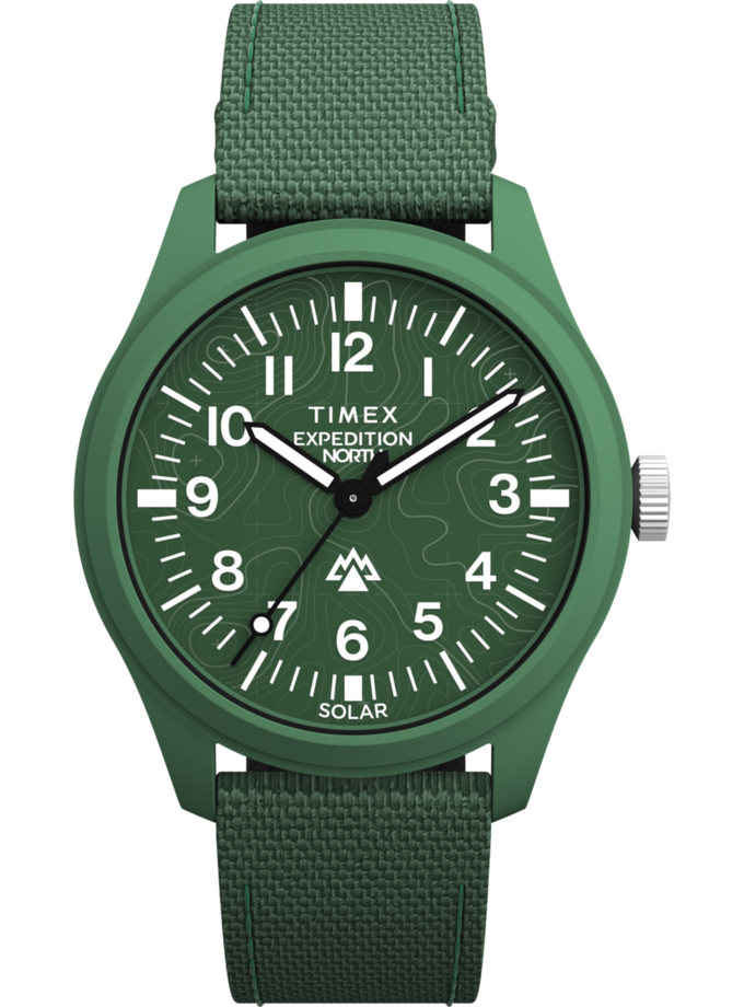 Timex Expedition Traprock Solar 40mm Eco-friendly Strap Watch   For Sale