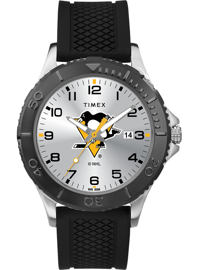 Timex Gamer Black Pittsburgh Penguins Same Day Delivery