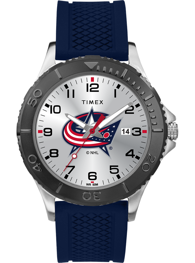 Timex Gamer Navy Columbus Blue Jackets Free shipping