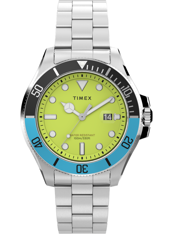 Timex Harborside Coast 43mm Stainless Steel Bracelet Watch Best Seller